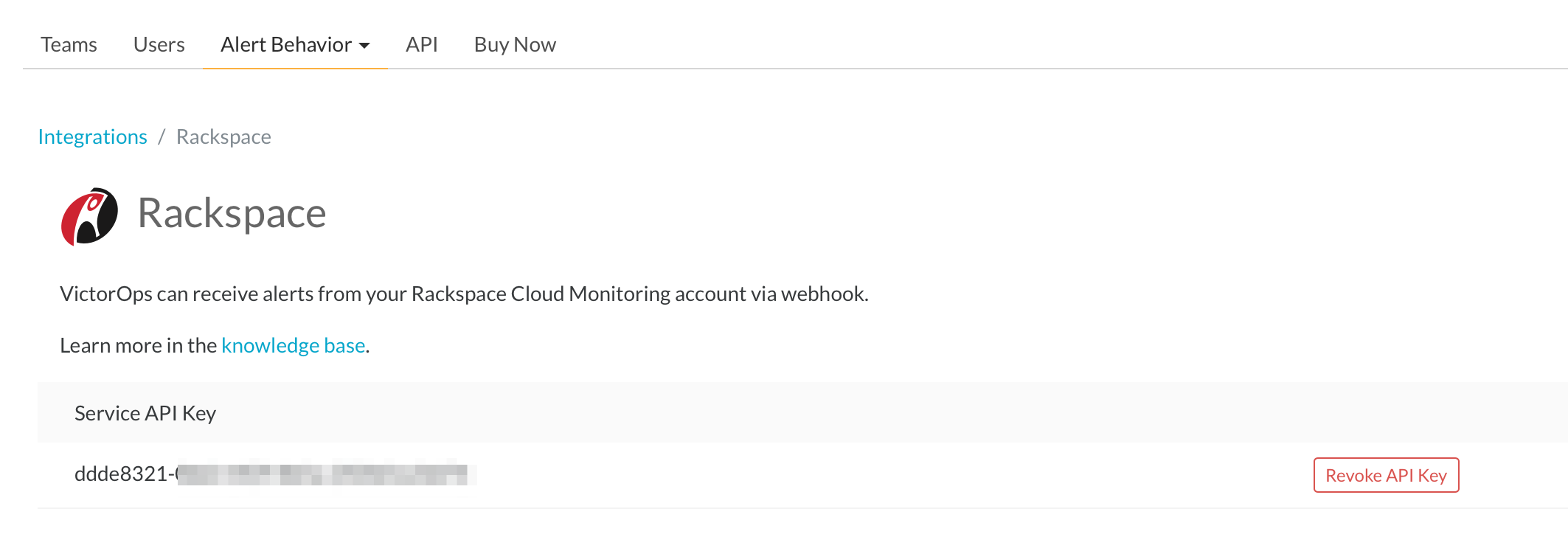 Rackspace Cloud Monitor Integration Guide VictorOps Splunk OnCall