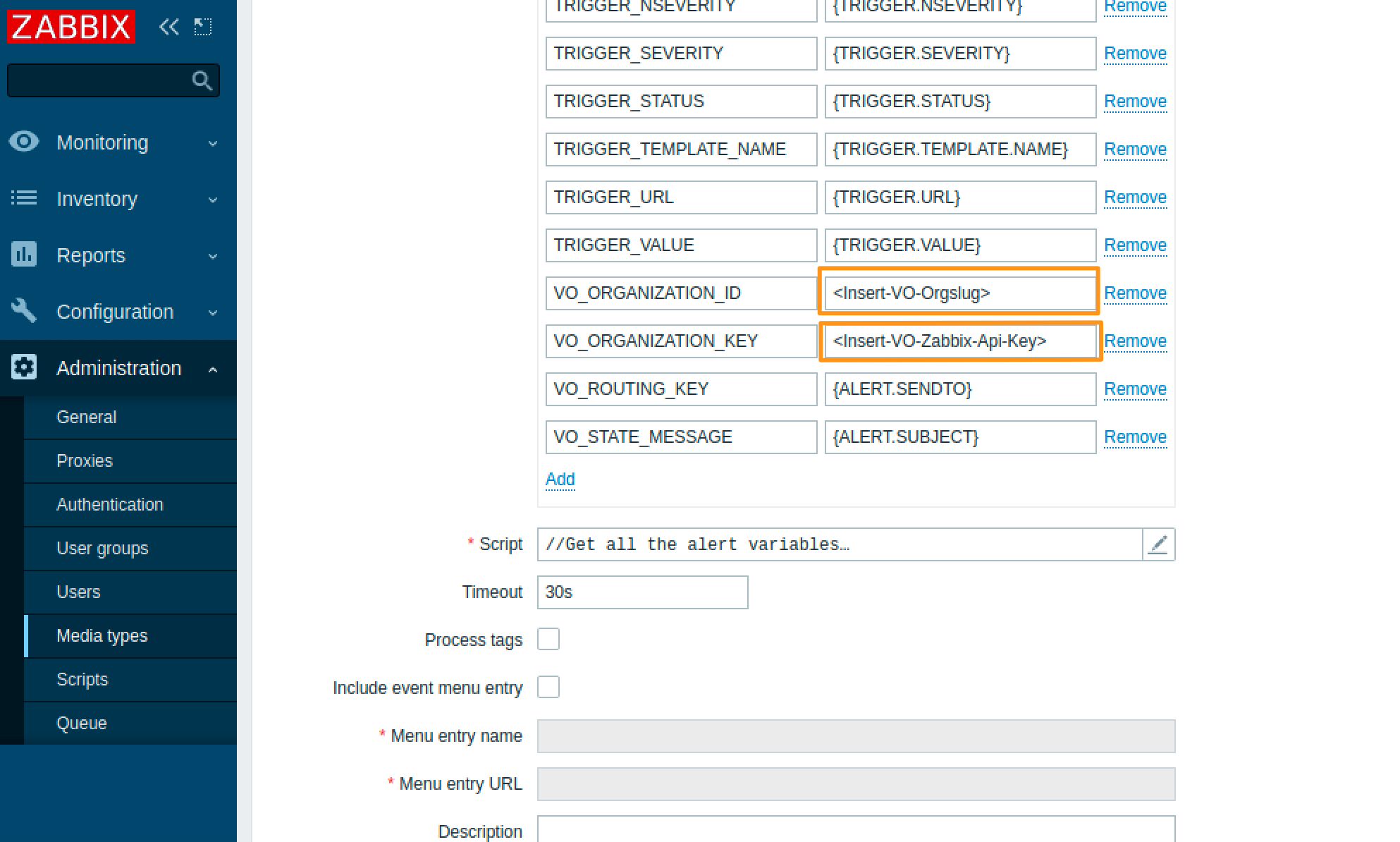Zabbix Integration Guide VictorOps Splunk OnCall Software